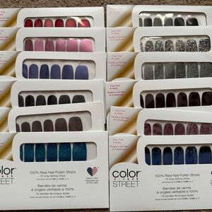 Color Street Dark Nail Polish Strips